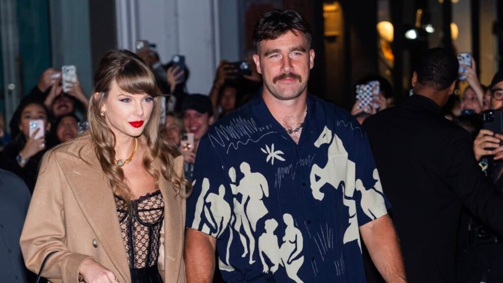 Chiefs video reaction to Taylor Swift Travis Kelce podcast goes viral- Watch