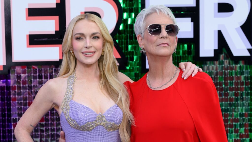 Disney’s Freakier Friday Promo Goes Viral Thanks To Jamie Lee Curtis Low-Cut Top