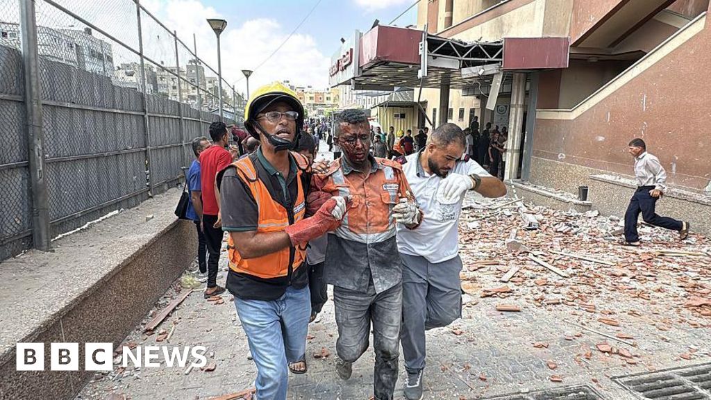 Four journalists among 15 dead in Israeli strike on hospital, Gaza officials say