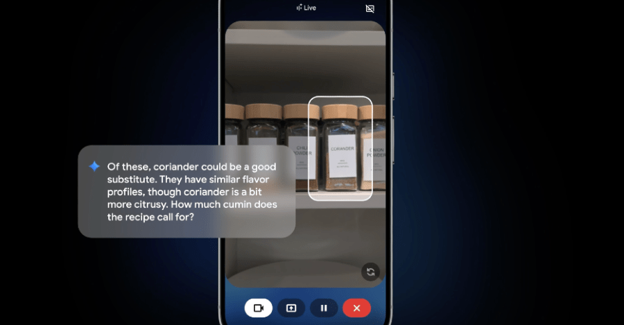 Google’s Gemini Live AI assistant will show you what it’s talking about