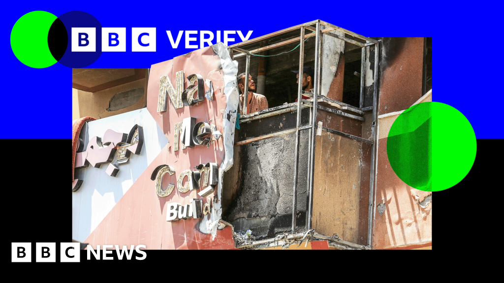 How the double strike on Gaza's Nasser Hospital unfolded