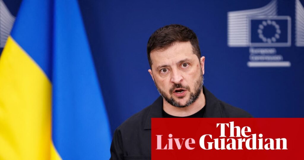 Oil and stocks slip before Zelenskyy-Trump meeting in Washington, UK house prices fall in August - business live | Business