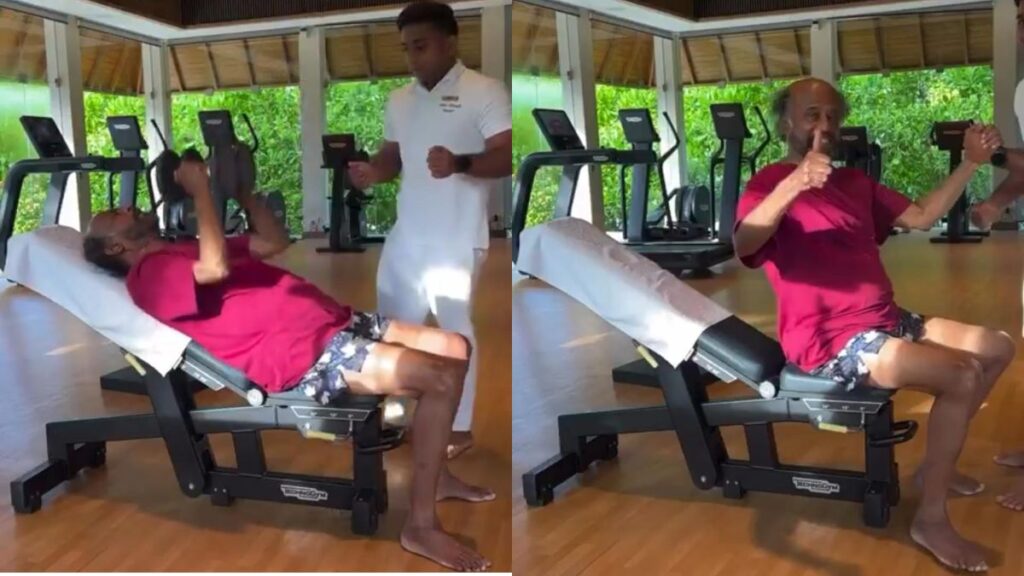 Rajinikanth’s intense gym workout at 74 goes viral; here’s how the Coolie star stays fit - Lifestyle News