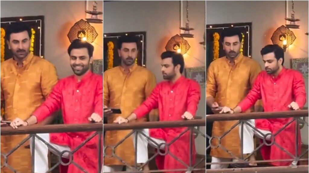 Ranbir Kapoor and Jitendra Kumar spotted filming for upcoming, untitled collaboration. Watch viral video