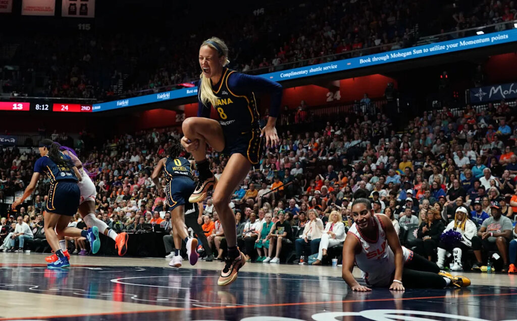 Sophie Cunningham rejects viral conspiracies over Bria Hartley collision