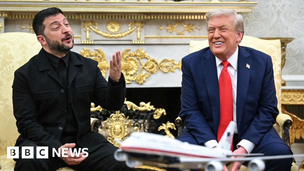 Watch: Zelensky's 'fabulous' suit and other moments from Trump meeting