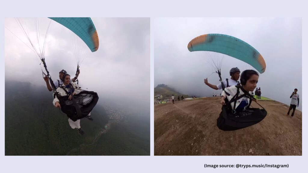 ‘Risking life for 15-second video’: Indian woman DJ performs full set while paragliding at 10,000 feet; viral video sparks debate | Trending News