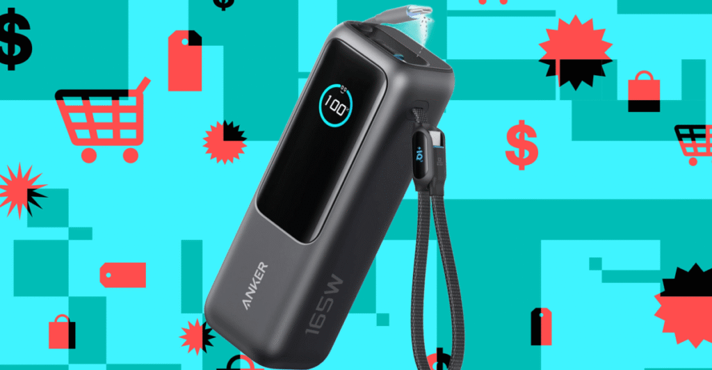 Anker’s power bank with built-in USB-C cables is $25 off