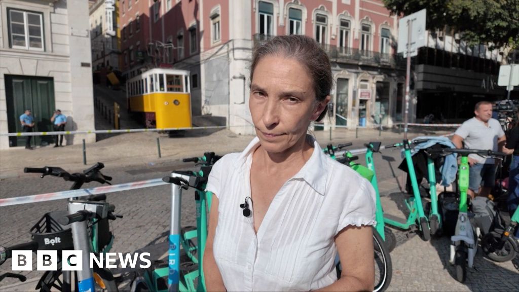 BBC correspondent at scene of Lisbon funicular crash