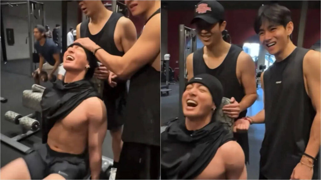 BTS Jungkook's Visible Veins In Intense Gym Session Breaks Internet Trends, V Caresses Forehead, RM Gives Count - WATCH Viral Clip | Korean