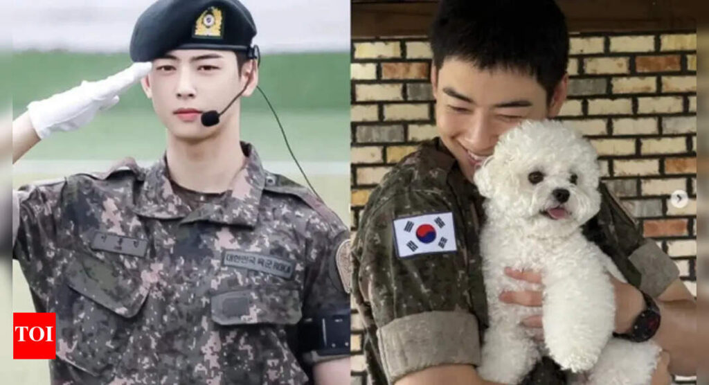 Cha Eun-woo turns a routine army rite into a viral moment |