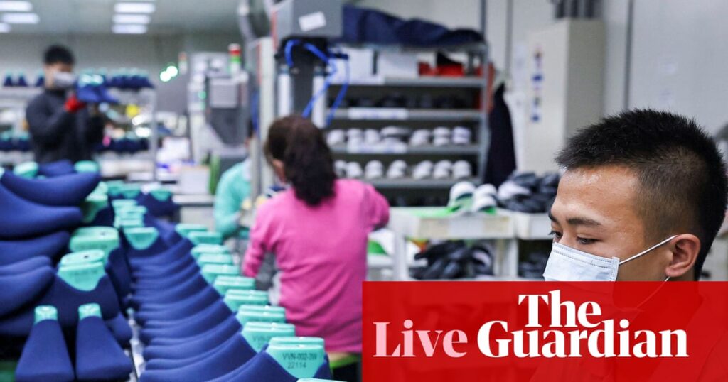 Factory activity shrinks as US tariffs bite; UK house prices drop – business live | Business