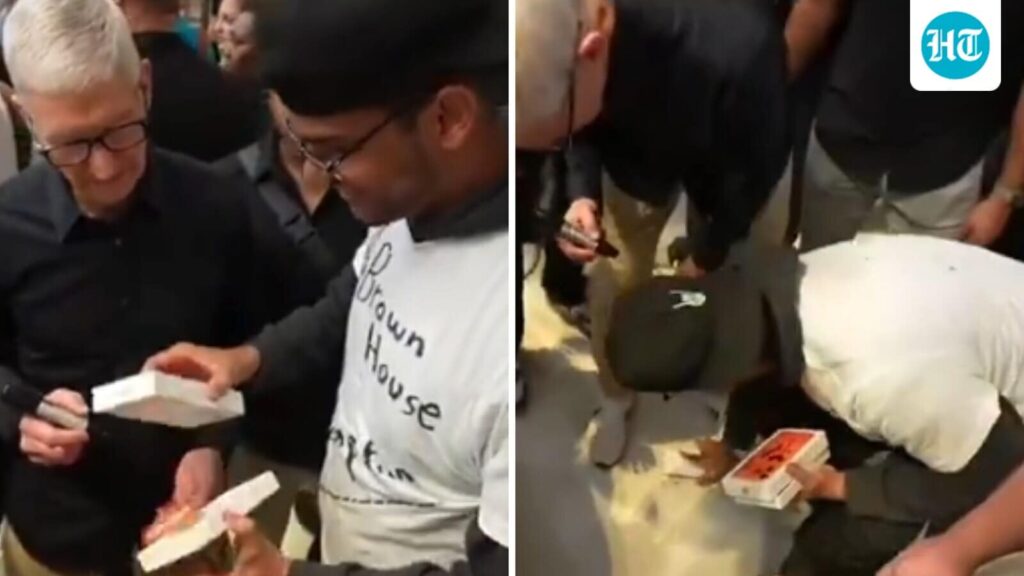 Fan drops his new iPhone 17 right in front of Tim Cook in viral video: ‘Bro did a drop test’