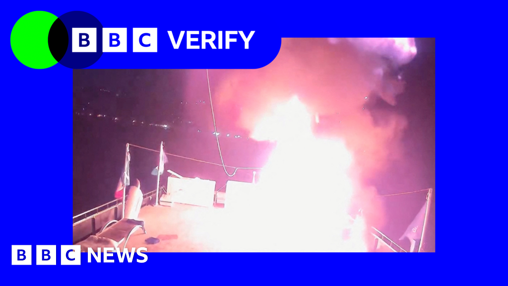 Footage shows second claimed attack on Greta Thunberg Gaza flotilla