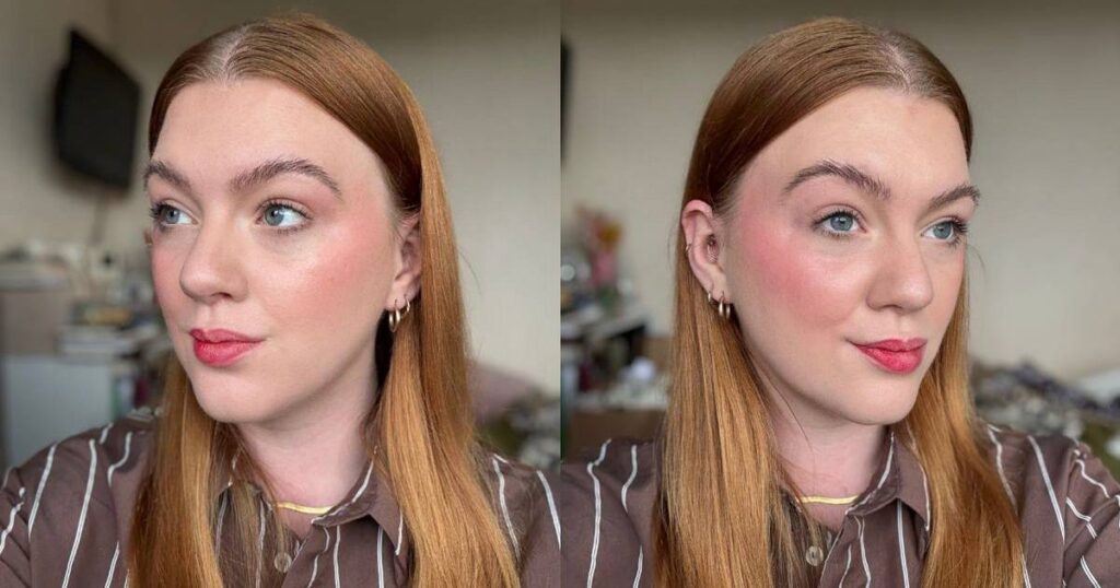I compared an £11 blush with £23 viral Milk stain and there was one big difference