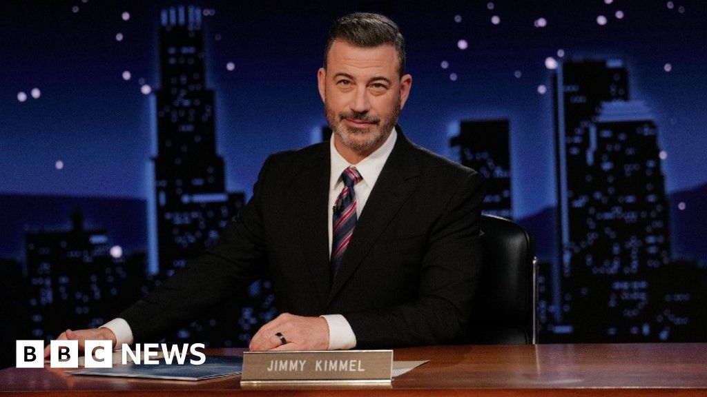 Jimmy Kimmel calls out 'anti-American' threats to free speech in tearful TV return