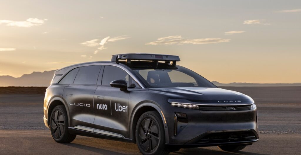 Lucid kicks off its Nuro-Uber robotaxi deal with delivery of first vehicle