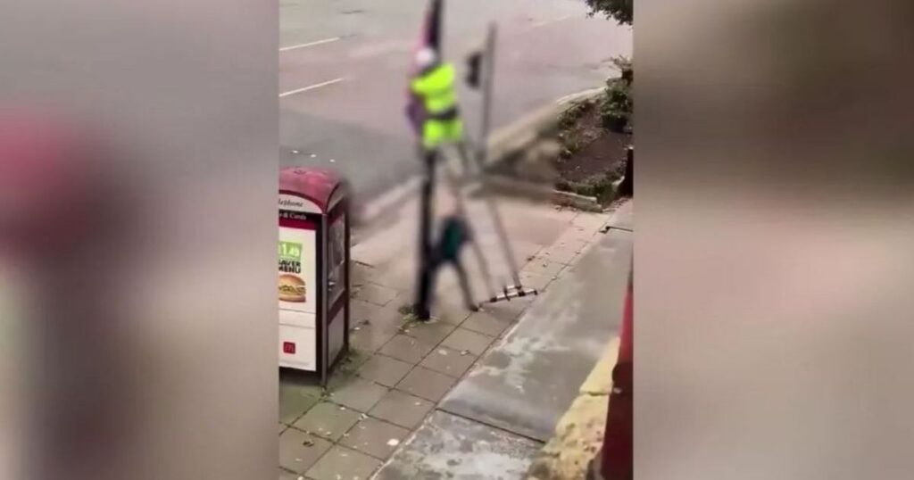 Man charged with common assault over viral Salford flag incident