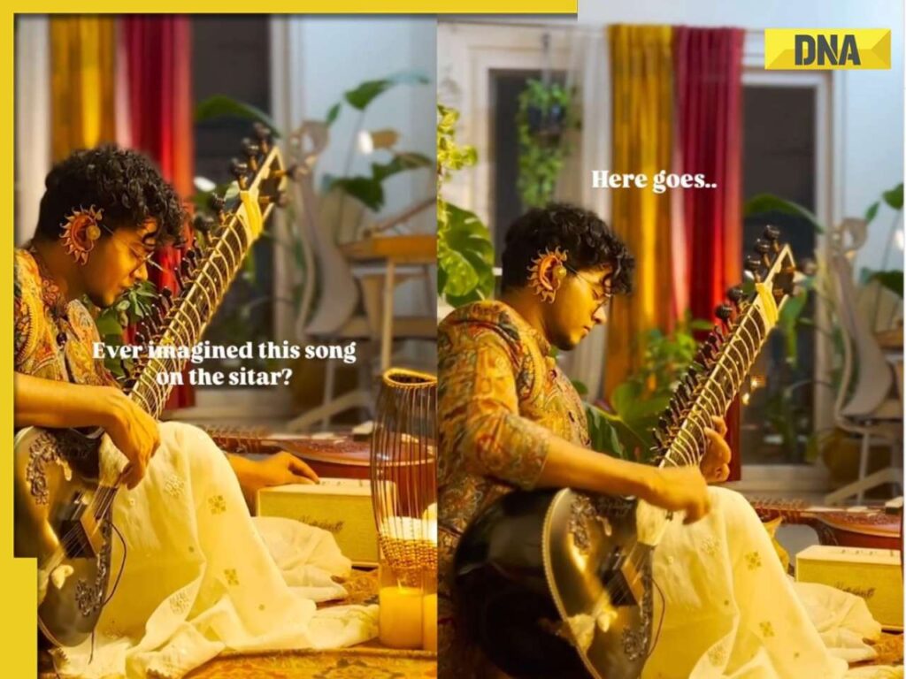 Microsoft employee wins hearts with soulful sitar rendition of ‘Garaj Garaj’, watch