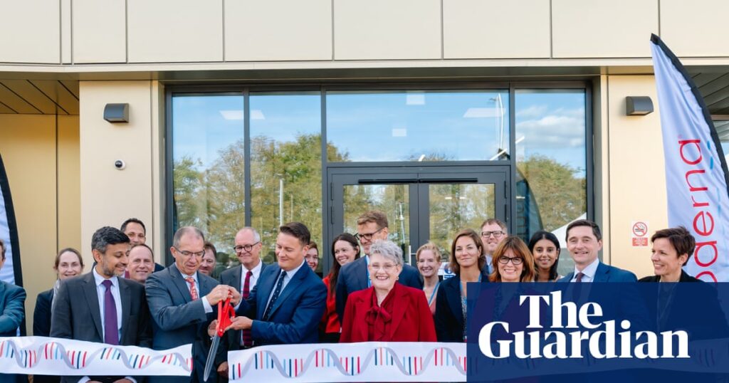 Moderna boss defends UK in drug-pricing row as he opens £150m Oxfordshire facility | Pharmaceuticals industry