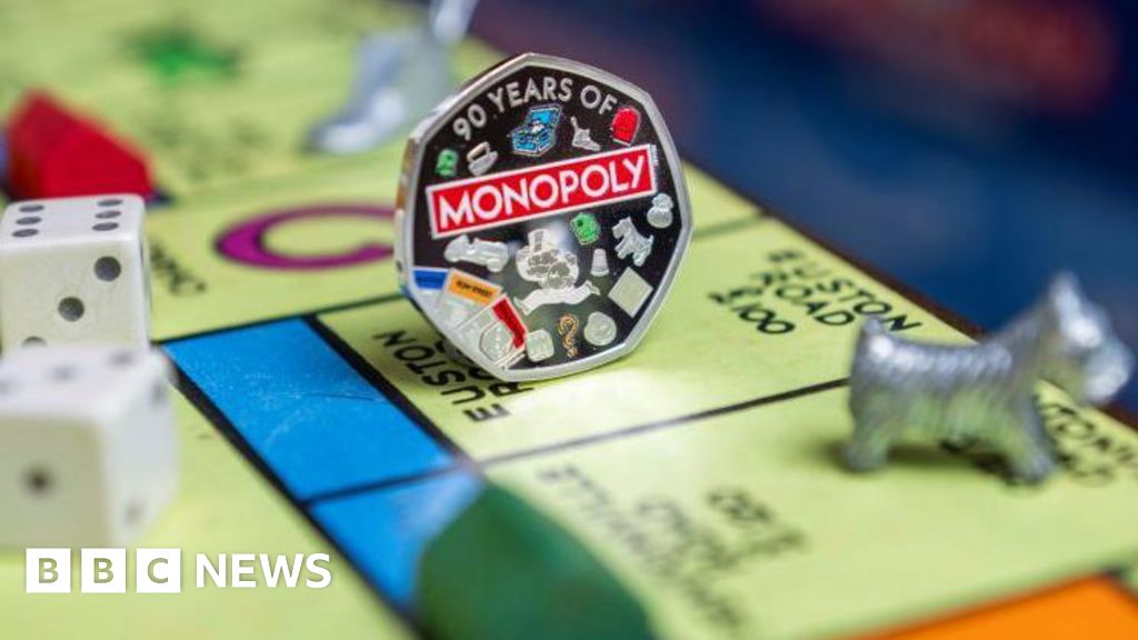 Monopoly 50p coin released by Royal Mint for 90th anniversary