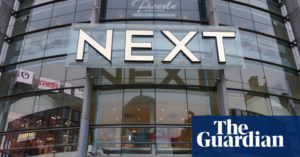Next shares slide as retailer warns UK faces years of ‘anaemic’ growth | Next