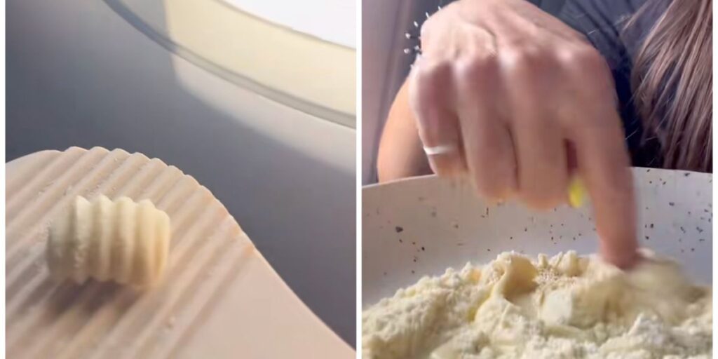 Passenger goes viral after making fresh pasta during flight: 'Normalize remembering you're in public'