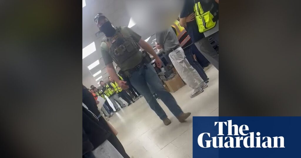 Seoul promises to help hundreds of Korean workers arrested in US in Ice raid – video | Ice (US Immigration and Customs Enforcement)