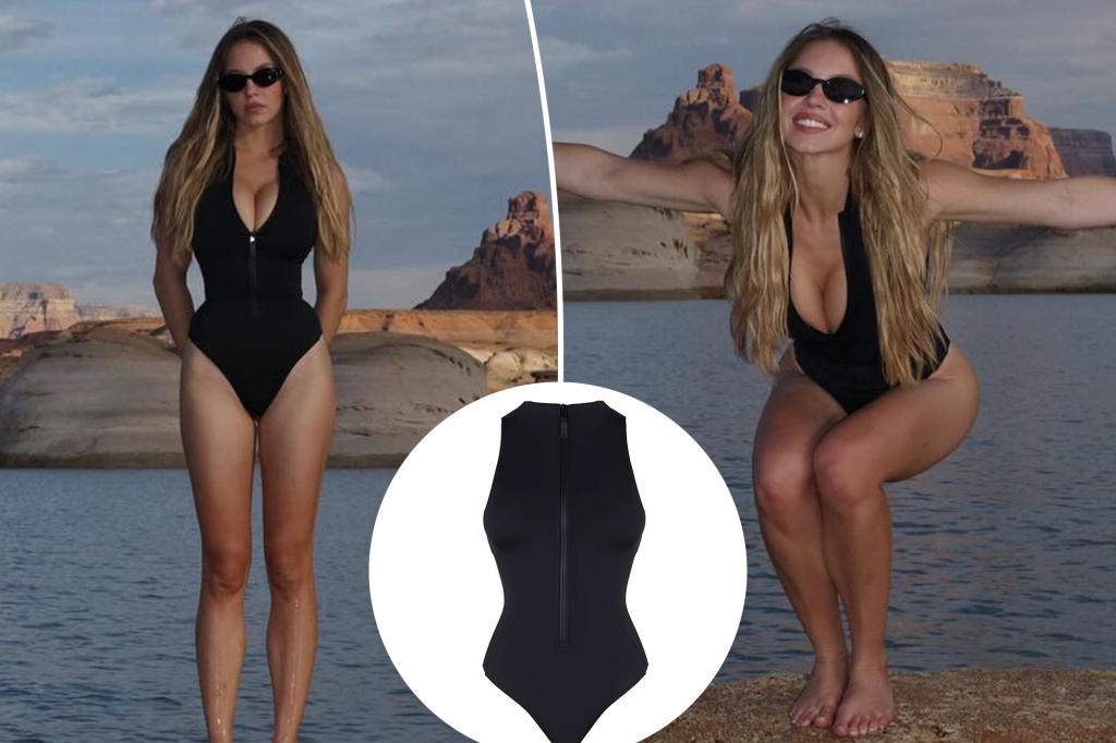 Sydney Sweeney wore this viral TA3 swimsuit on her birthday