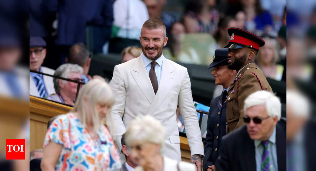 Tennis queens meet football legend David Beckham: Viral pics of Aryna Sabalenka, Maria Sharapova break internet | Tennis News