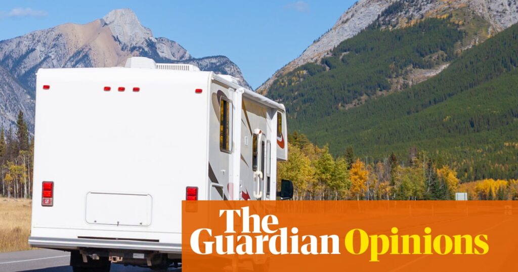 The super-rich are swapping mansions for £2m motorhomes. Do they know something we don’t? | Emma Beddington