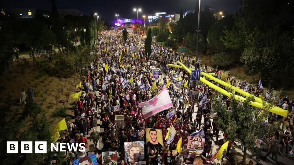 Thousands throng Jerusalem to oppose Netanyahu's Gaza expansion war plan