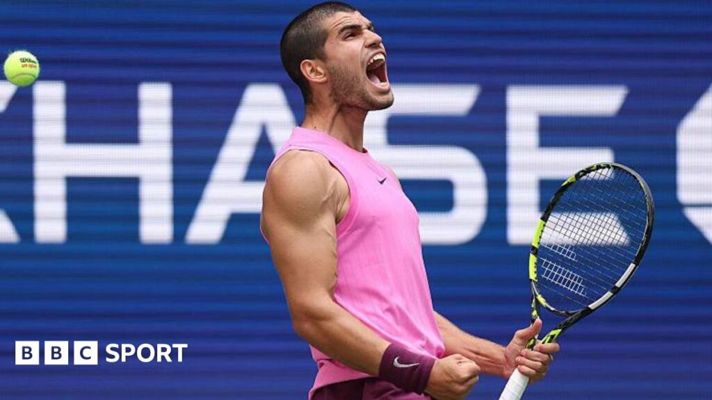 US Open 2025 results: Carlos Alcaraz comprehensively beats Jiri Lehecka to reach semi-finals