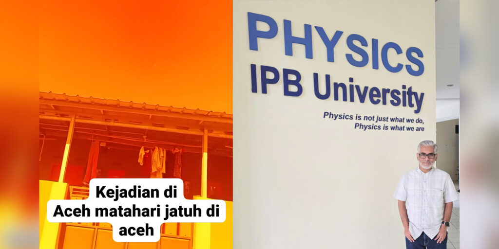 Viral Video of Red Sky, IPB University Professor Straightens the ‘Falling Sun’ Narrative