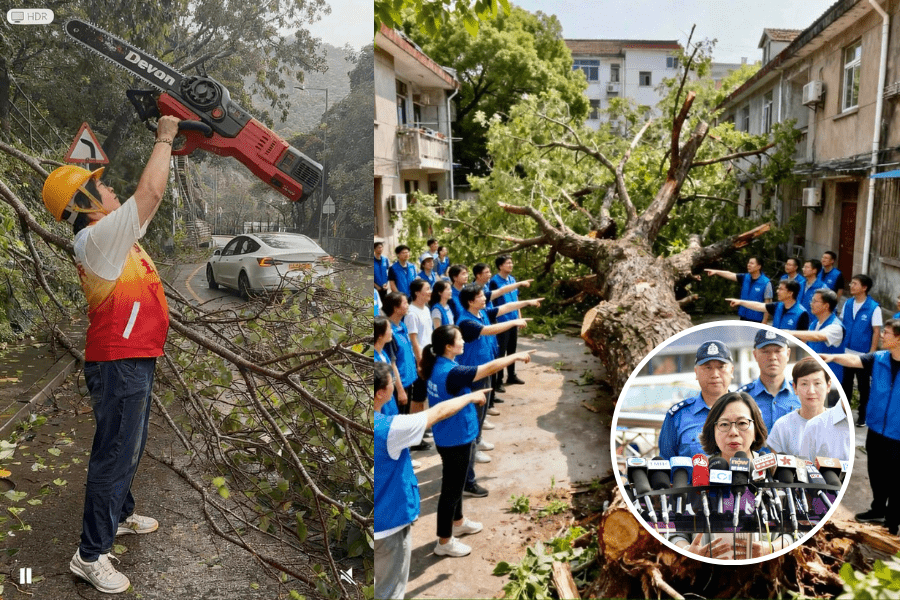 Viral care teams clean-up photos after Typhoon Ragasa are altered: Alice Mak - The Standard (HK)