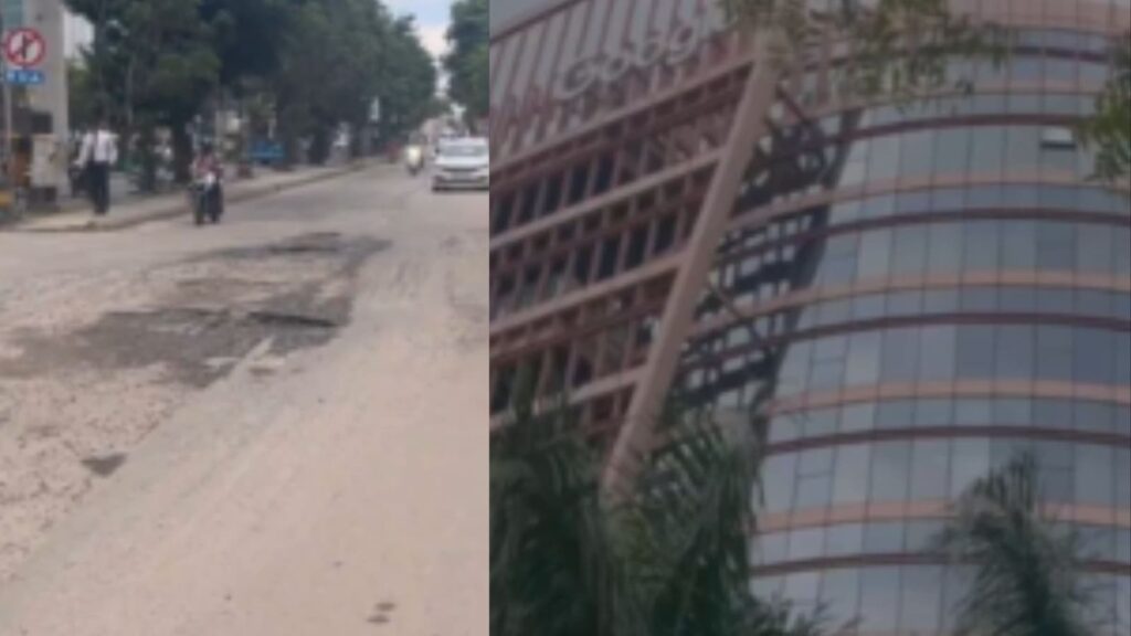 'What it takes to walk outside Google Bengaluru': Viral video shows pedestrian hazards and roads in shambles