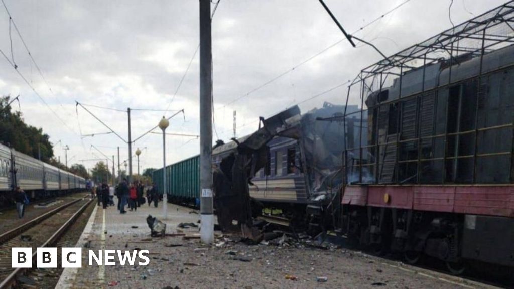 At least 30 injured in Russian strike on railway station, Zelensky says