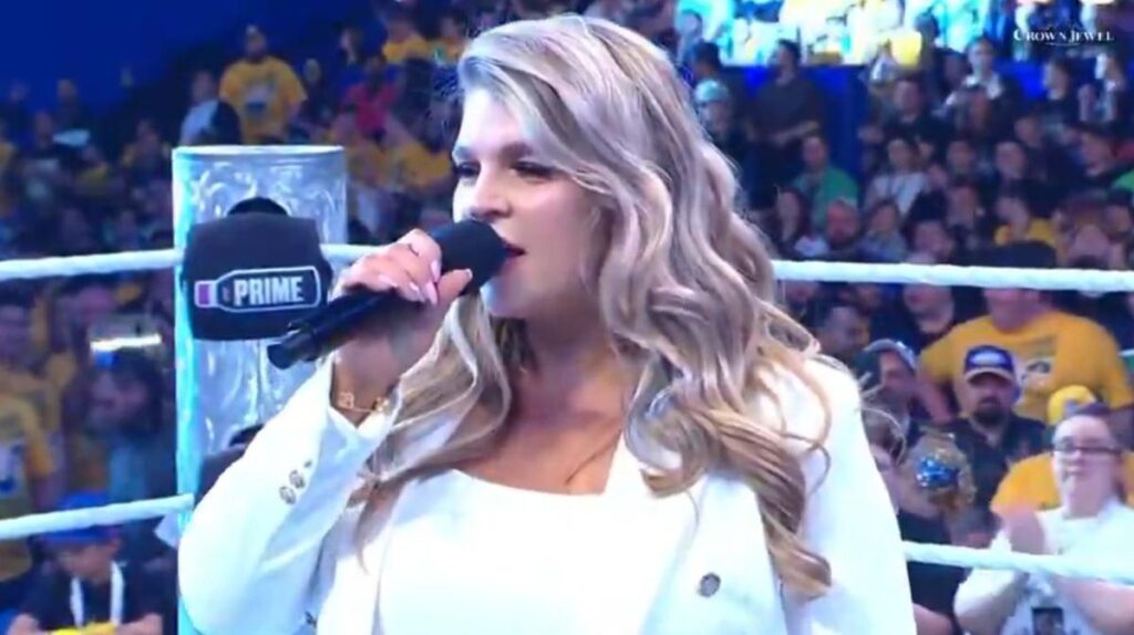 Aussies go viral for booing American national anthem at WWE Crown Jewel event in Perth