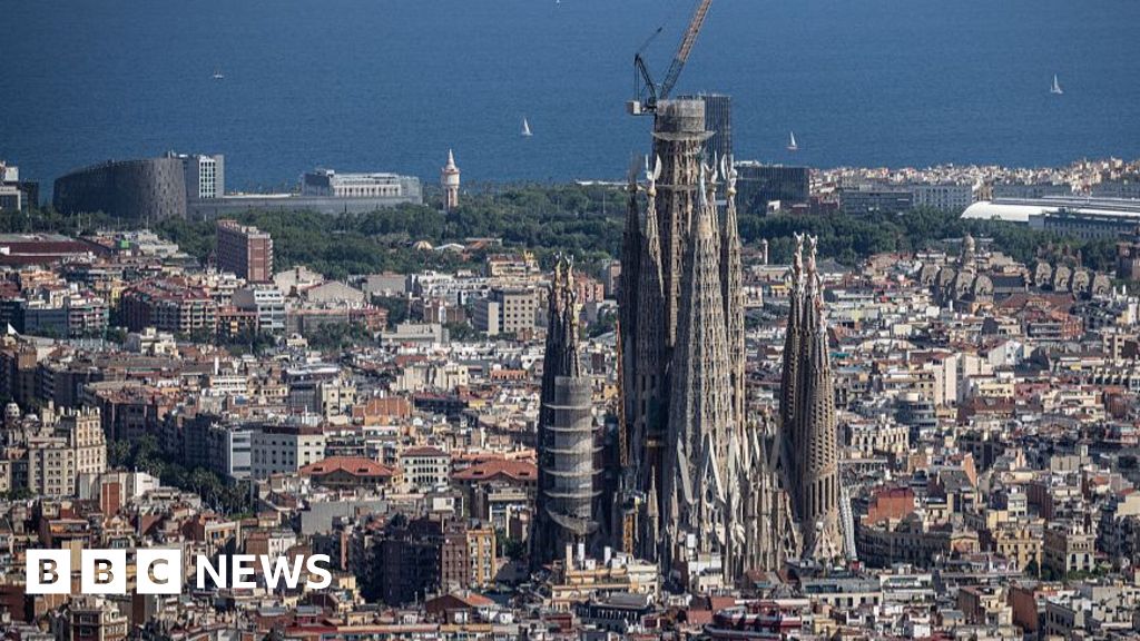 Barcelona's Sagrada Familia basilica becomes world's tallest church