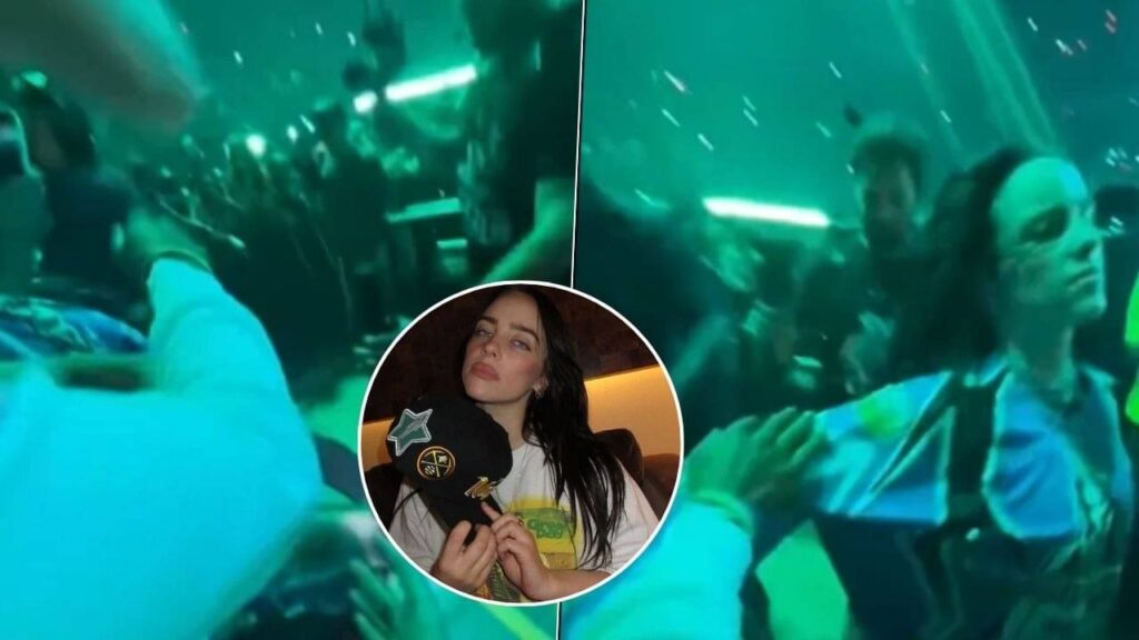 Fan Aggressively Drags Billie Eilish Off Stage During Miami Concert, Chilling Video Goes Viral
