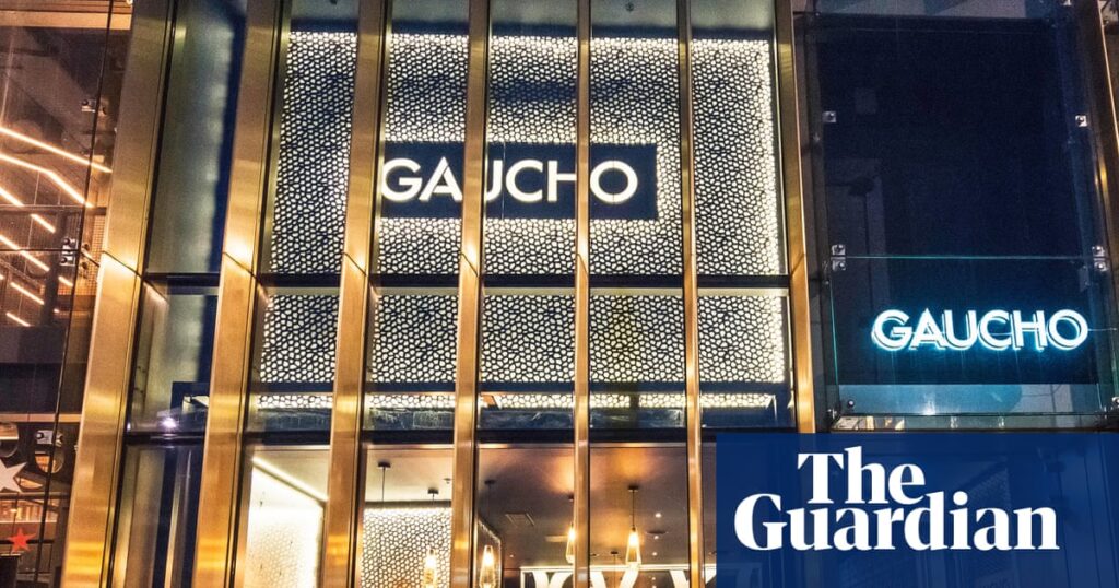 Gaucho chain to slash waiters’ share of service charge and boost head office pay | Hospitality industry