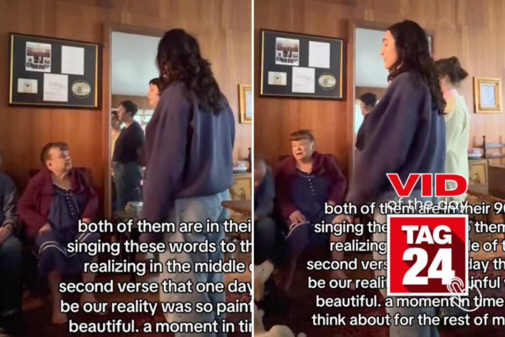 Grandpa with dementia joins granddaughters in heartfelt song