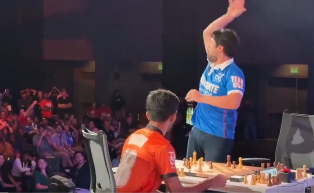 Hikaru Nakamura sparks controversy after throwing Gukesh’s king into crowd