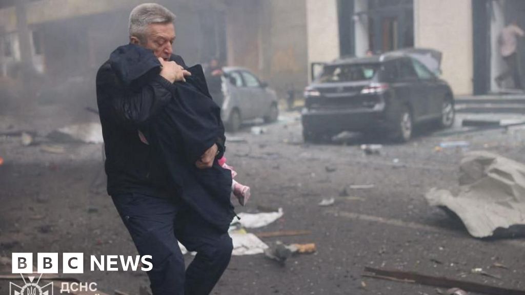 How 48 Ukrainian children were saved from Kharkiv kindergarten hit by Russian drone