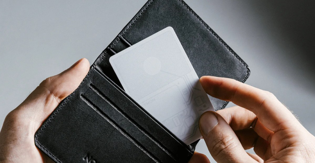 I can always locate my wallet with Nomad’s slim tracker, which is 20 percent off right now