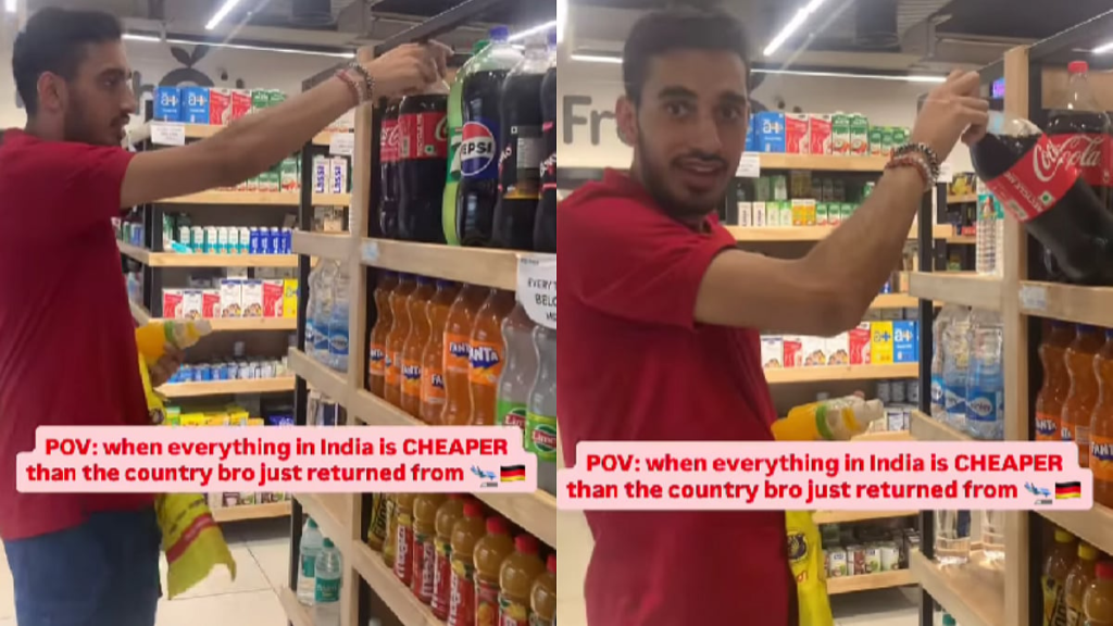 NRIs' Shocked Reaction To Grocery Prices In India Goes Viral, 'I Pay 200 For This In Germany'