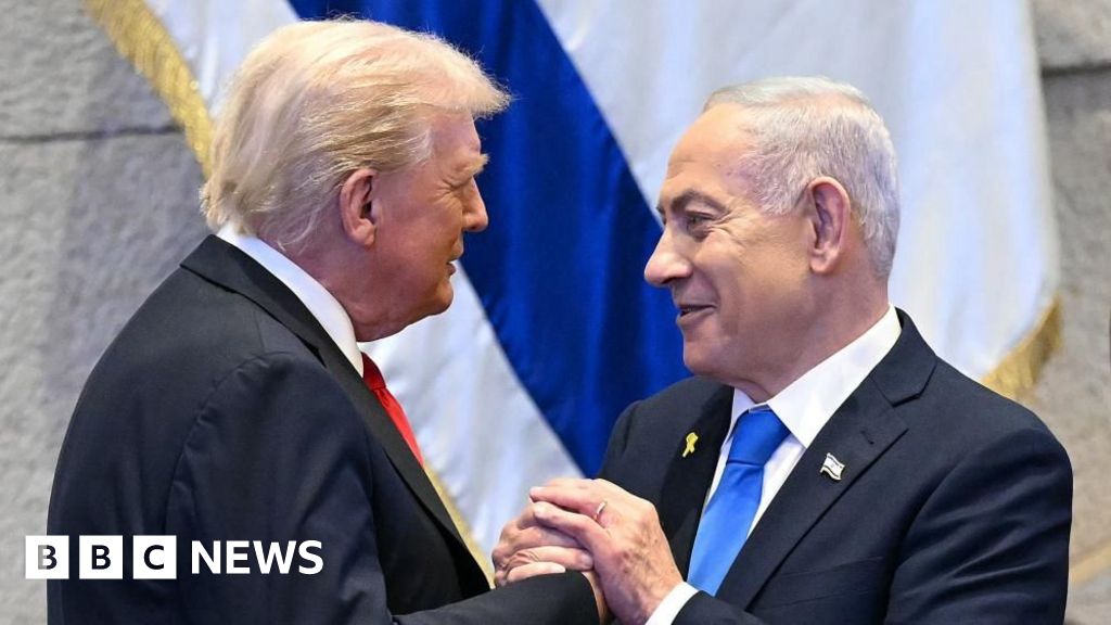 Trump touts 'dawn of a new Middle East' in address to Israeli parliament