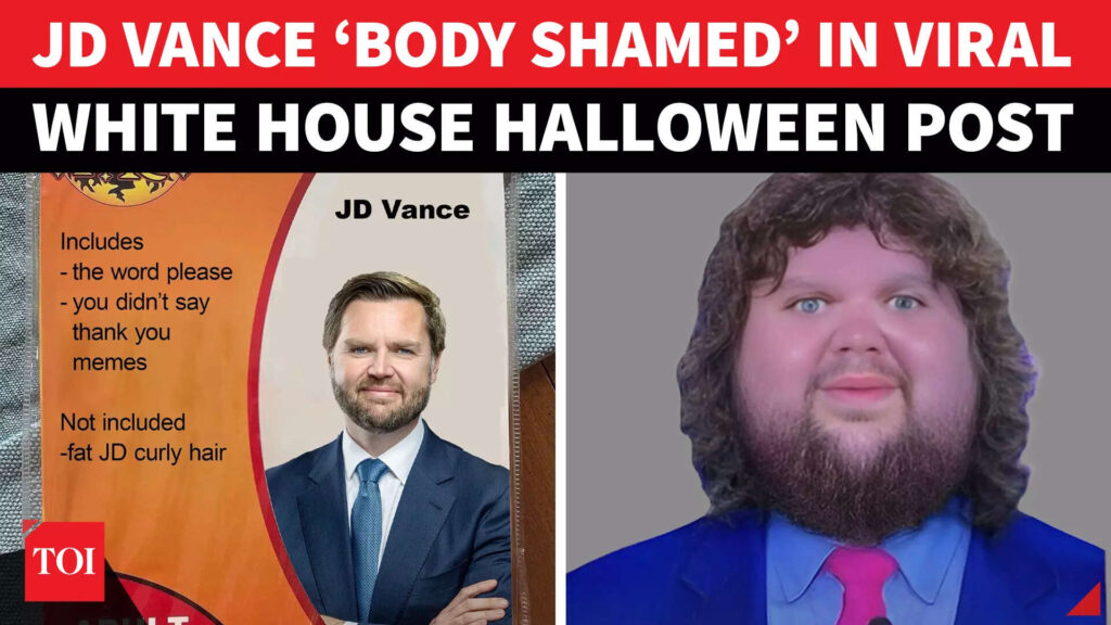 White House ‘ROASTS’ Vance In Viral Halloween Post, MAGA Floods Social Media