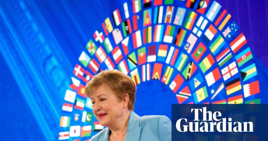 ‘A foot out in the cold’: leaders huddle at IMF as icy economic winds blow | International Monetary Fund (IMF)