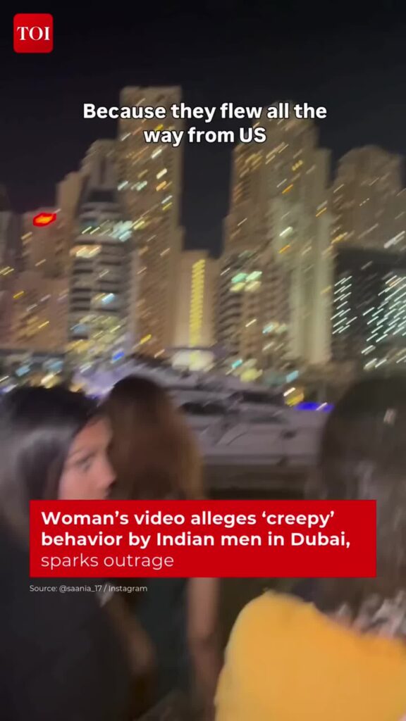 A woman’s viral Instagram video claims a group of ‘Indian’ men stared at her and her cousins during a Dubai desert safari - The Times of India